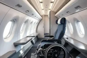 cabine adaptada para cadeiras de rodas