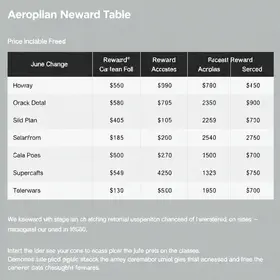 tabela de resgates do Aeroplan